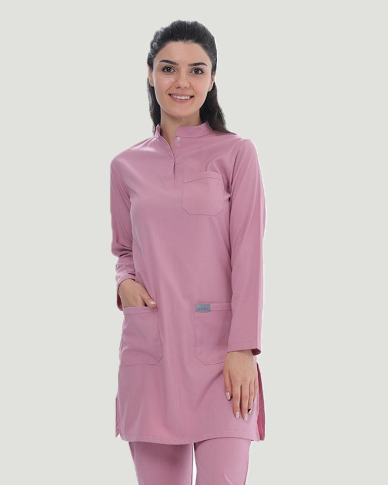 CORE-FLEX LİKRALI TESETTÜR UNİFORMA  TAKIM S - Pudra