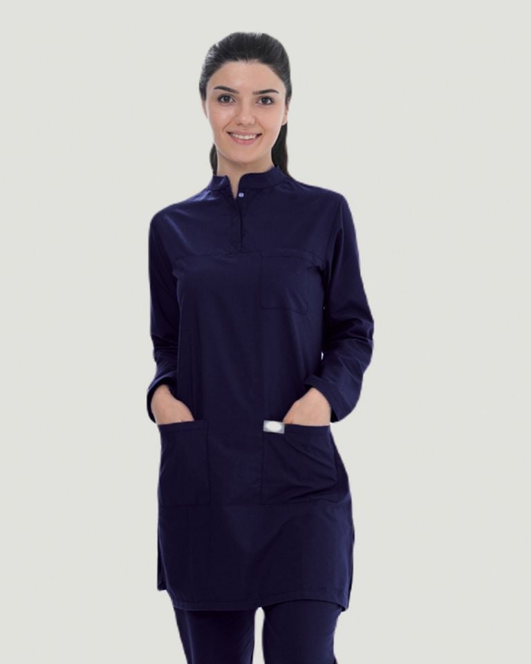 CORE-FLEX LİKRALI TESETTÜR UNİFORMA  TAKIM M - Lacivert