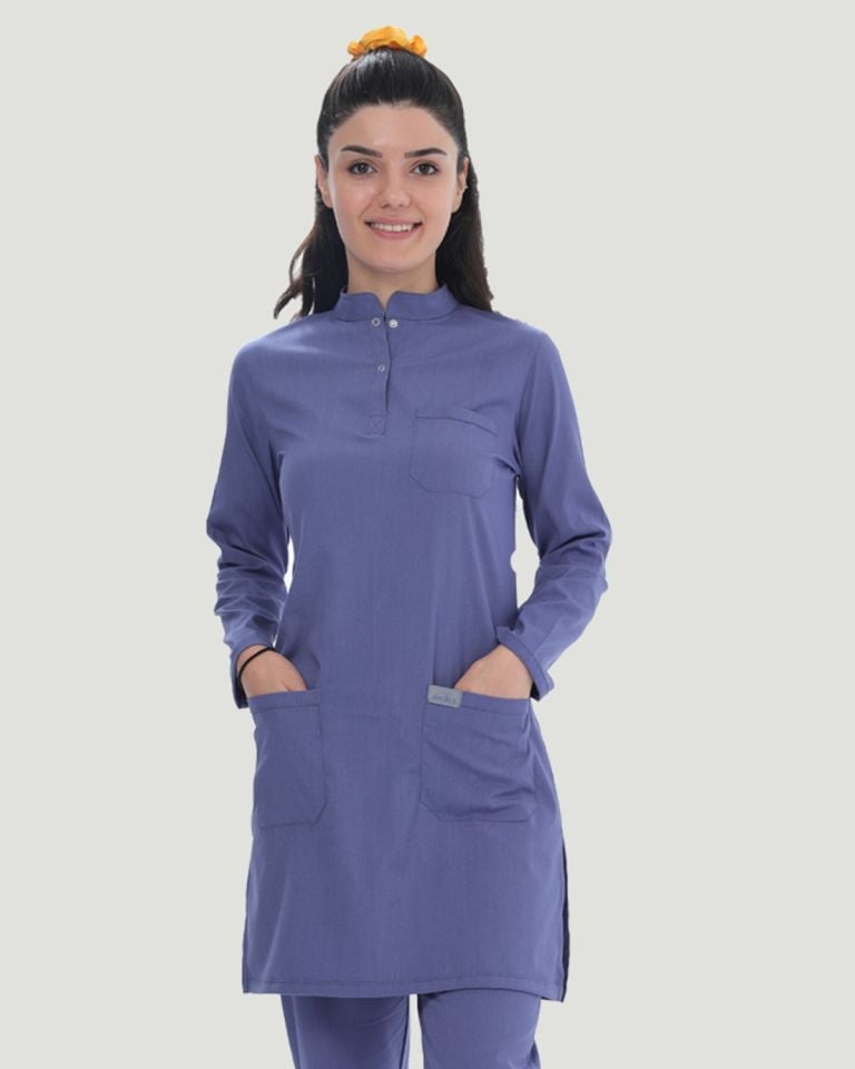 CORE-FLEX LİKRALI TESETTÜR UNİFORMA  TAKIM M - Havacı Mavi