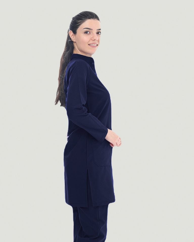 TEK ÜST U- FLEX LİKRALI TESETTÜR XS - Lacivert