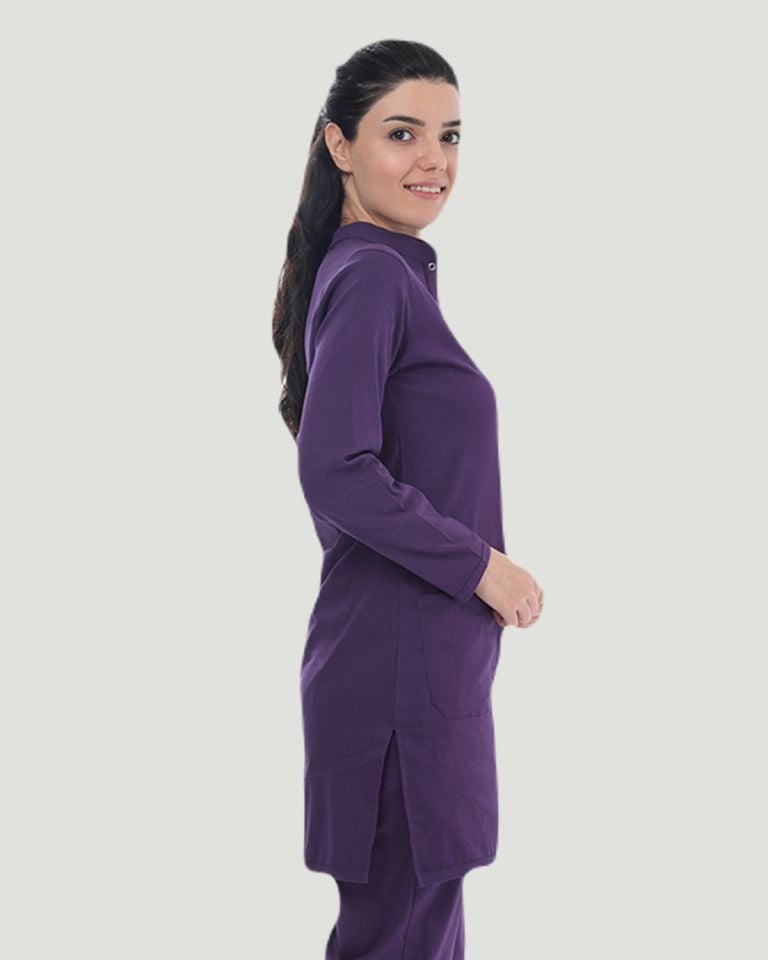 TEK ÜST U- FLEX LİKRALI TESETTÜR Mor - L