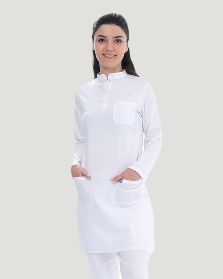 TEK ÜST U- FLEX LİKRALI TESETTÜR Beyaz - XXL