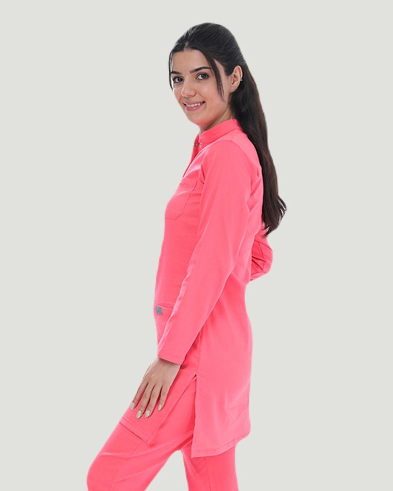 TEK ÜST U- FLEX LİKRALI TESETTÜR XS - Fuşya