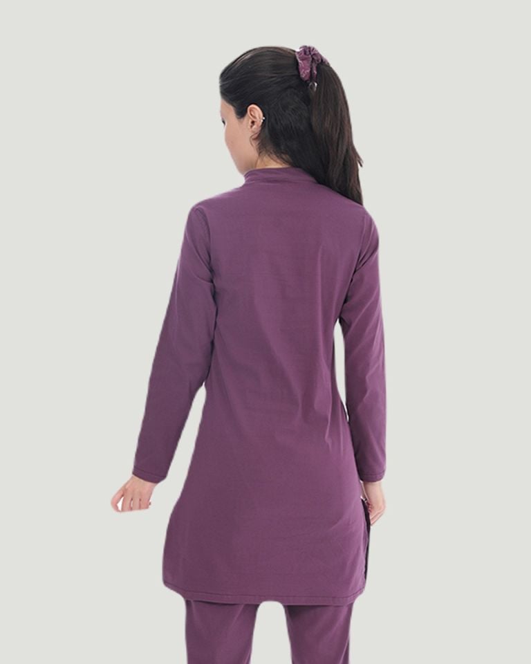 TEK ÜST U- FLEX LİKRALI TESETTÜR XS - Mürdüm