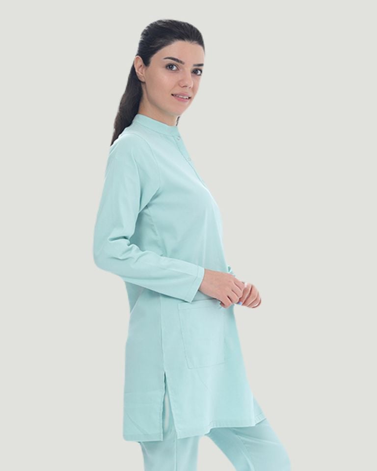 TEK ÜST U- FLEX LİKRALI TESETTÜR S - Mint Yeşili