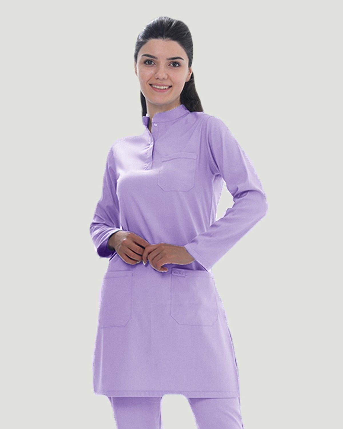 TEK ÜST U- FLEX LİKRALI TESETTÜR XL - Lila