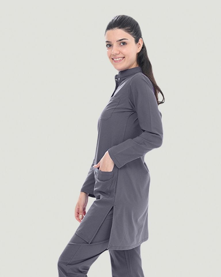 TEK ÜST U- FLEX LİKRALI TESETTÜR XL - Füme