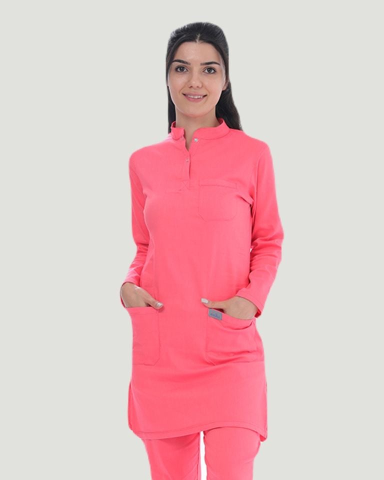 TEK ÜST U- FLEX LİKRALI TESETTÜR Fuşya - XXL