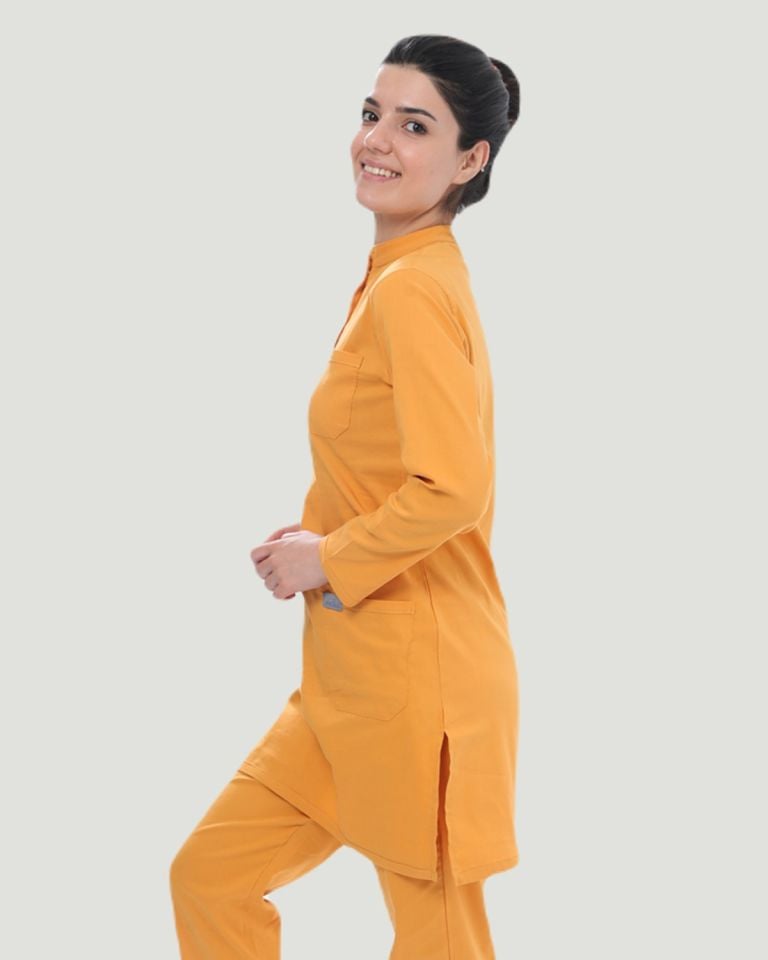 TEK ÜST U- FLEX LİKRALI TESETTÜR XXL - Koyu Hardal