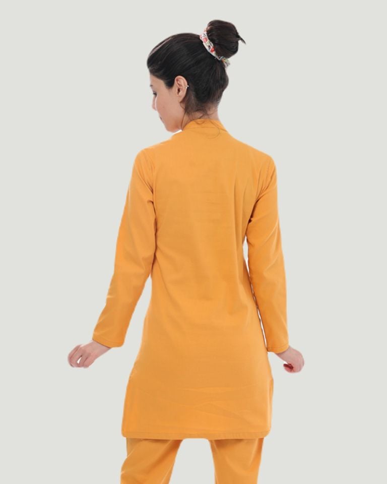 TEK ÜST U- FLEX LİKRALI TESETTÜR XXL - Koyu Hardal