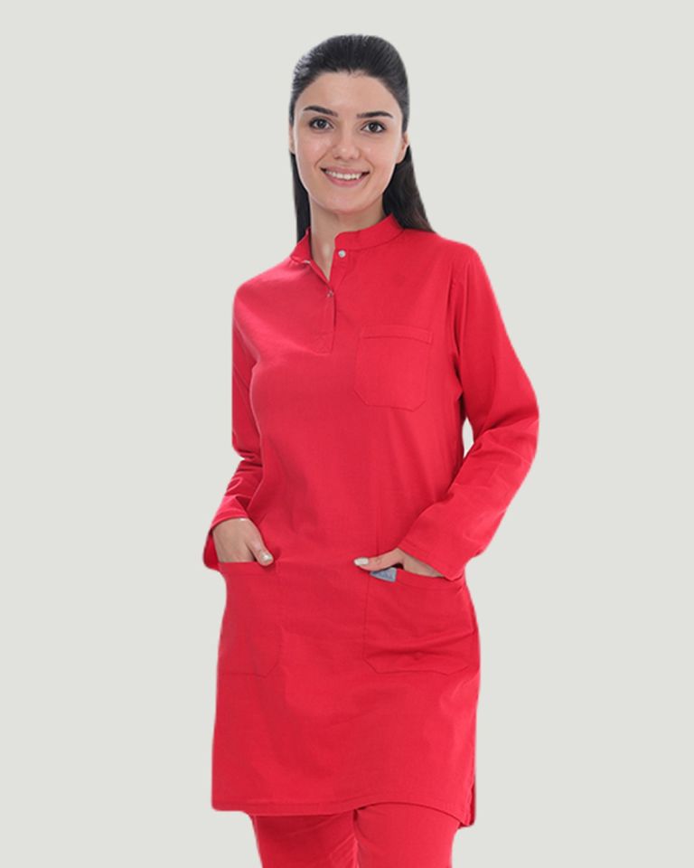 TEK ÜST U- FLEX LİKRALI TESETTÜR Kırmızı - XXL