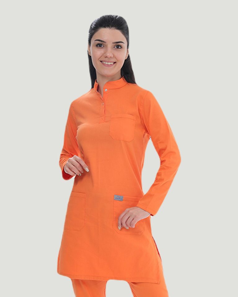 TEK ÜST U- FLEX LİKRALI TESETTÜR XXL - Orange