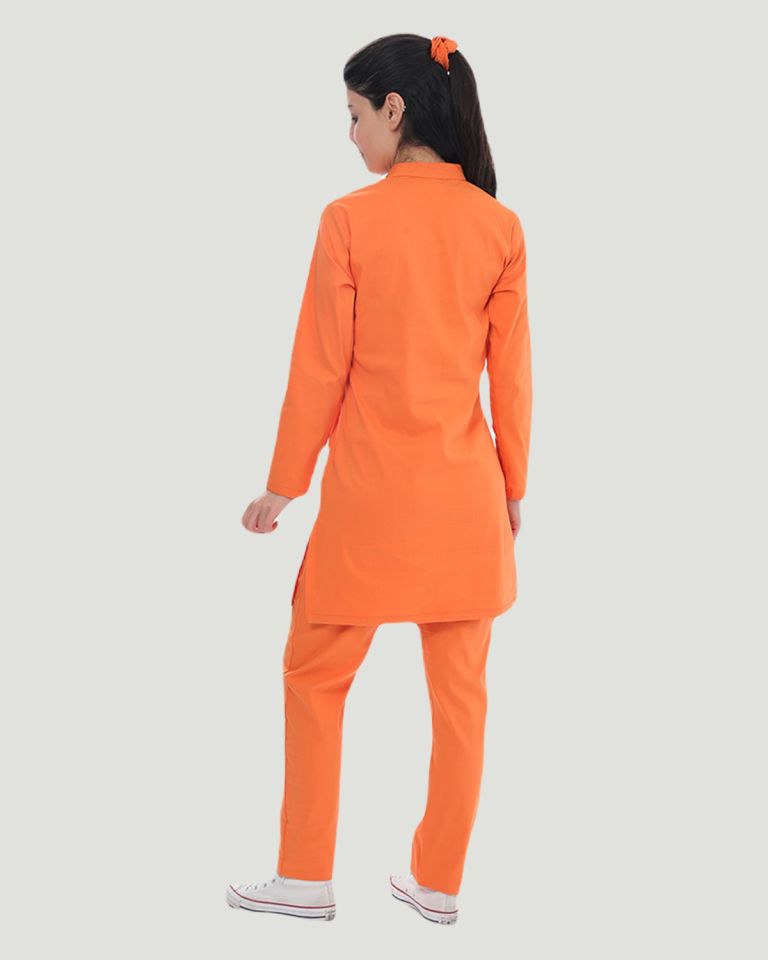 TEK ÜST U- FLEX LİKRALI TESETTÜR XXL - Orange