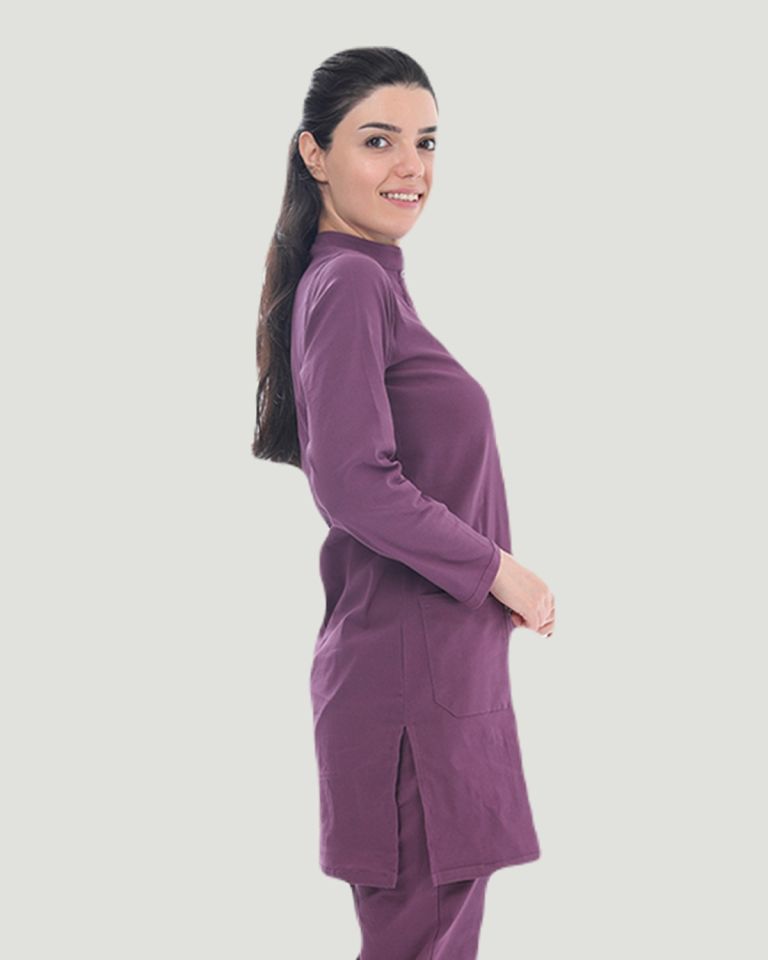 TEK ÜST U- FLEX LİKRALI TESETTÜR Mürdüm - XXL