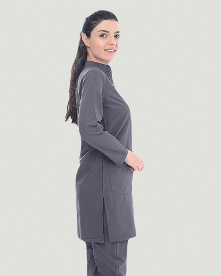 TEK ÜST U- FLEX LİKRALI TESETTÜR XXL - Füme