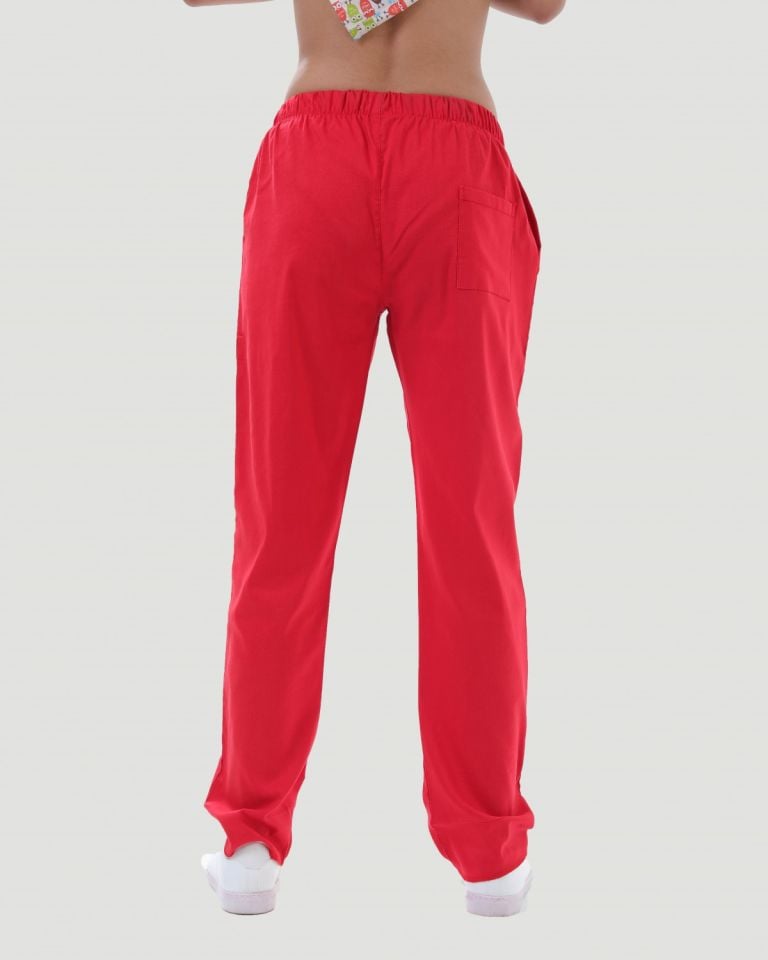 LİKRALI U-FLEX KADIN PANTOLON XS - Kırmızı