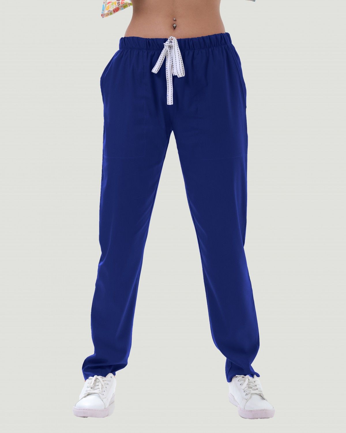 LİKRALI U-FLEX KADIN PANTOLON S - Saks Mavi