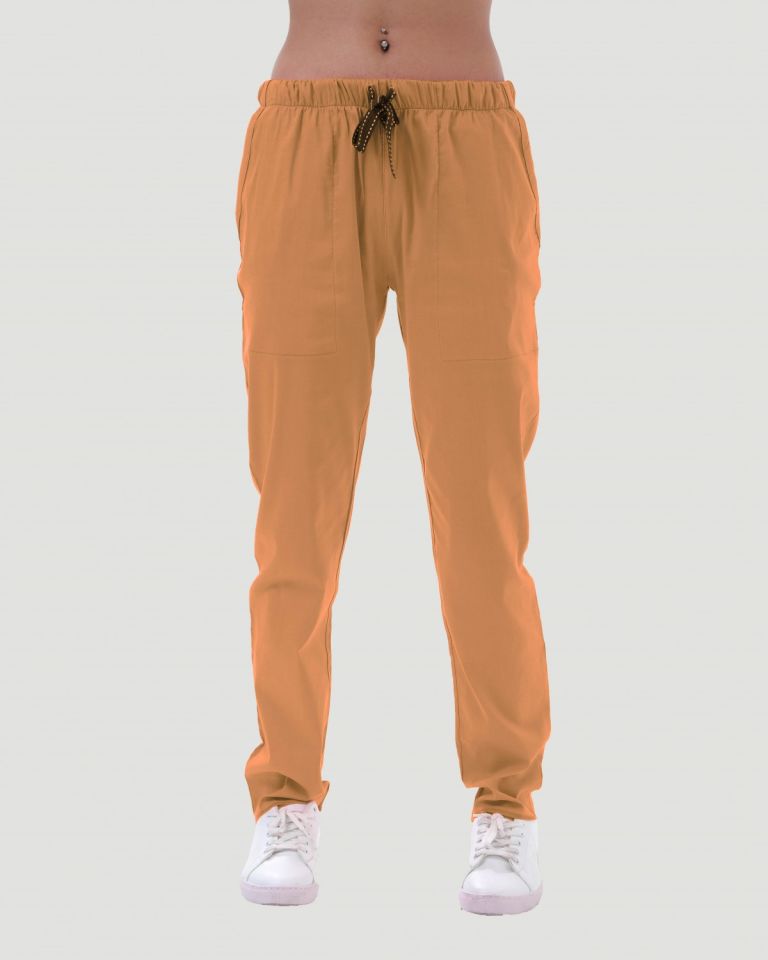 LİKRALI U-FLEX KADIN PANTOLON M - Koyu Hardal