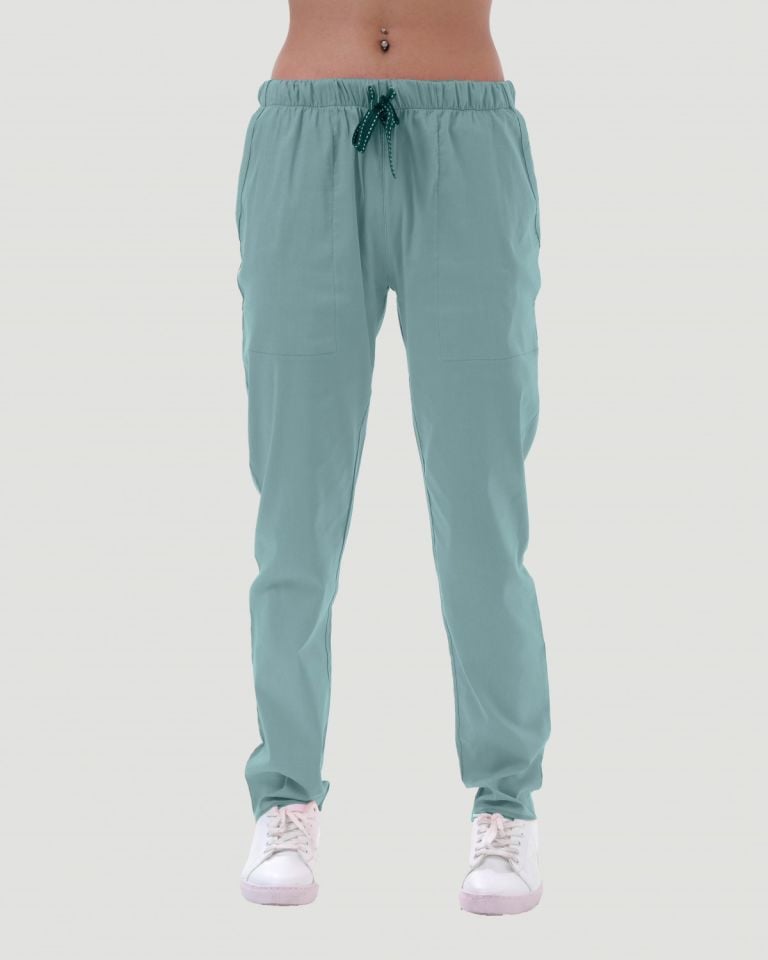 LİKRALI U-FLEX KADIN PANTOLON L - Mint Yeşili