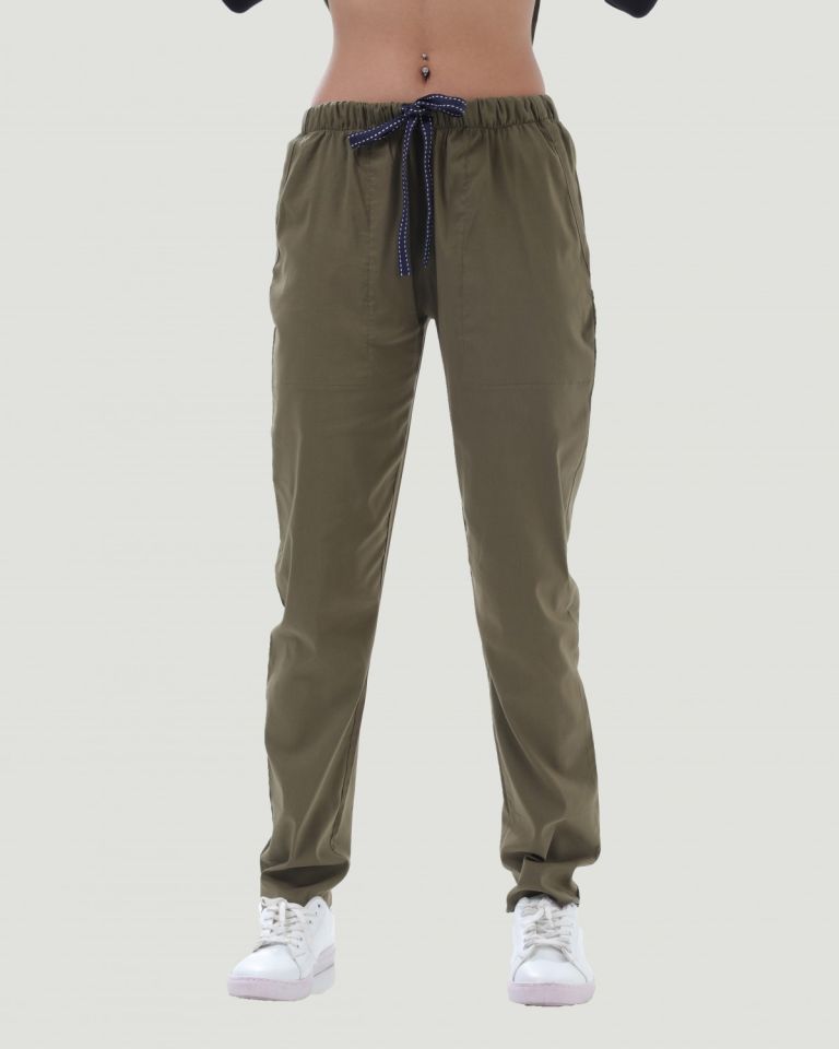 LİKRALI U-FLEX KADIN PANTOLON L - Sarı