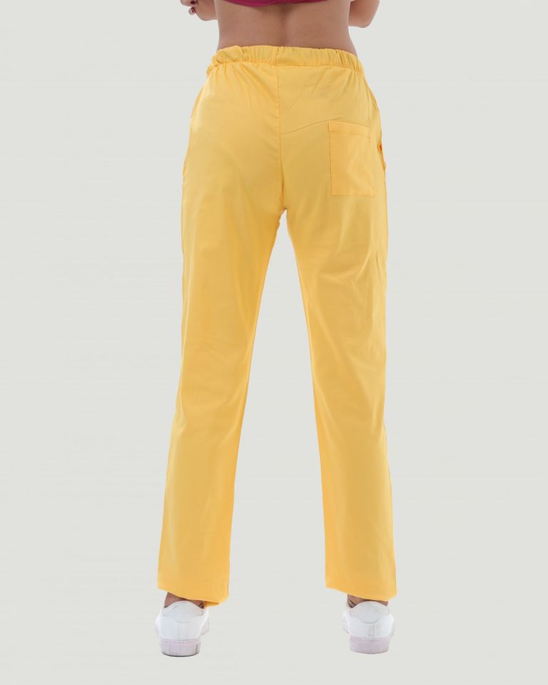 LİKRALI U-FLEX KADIN PANTOLON XL - Sarı