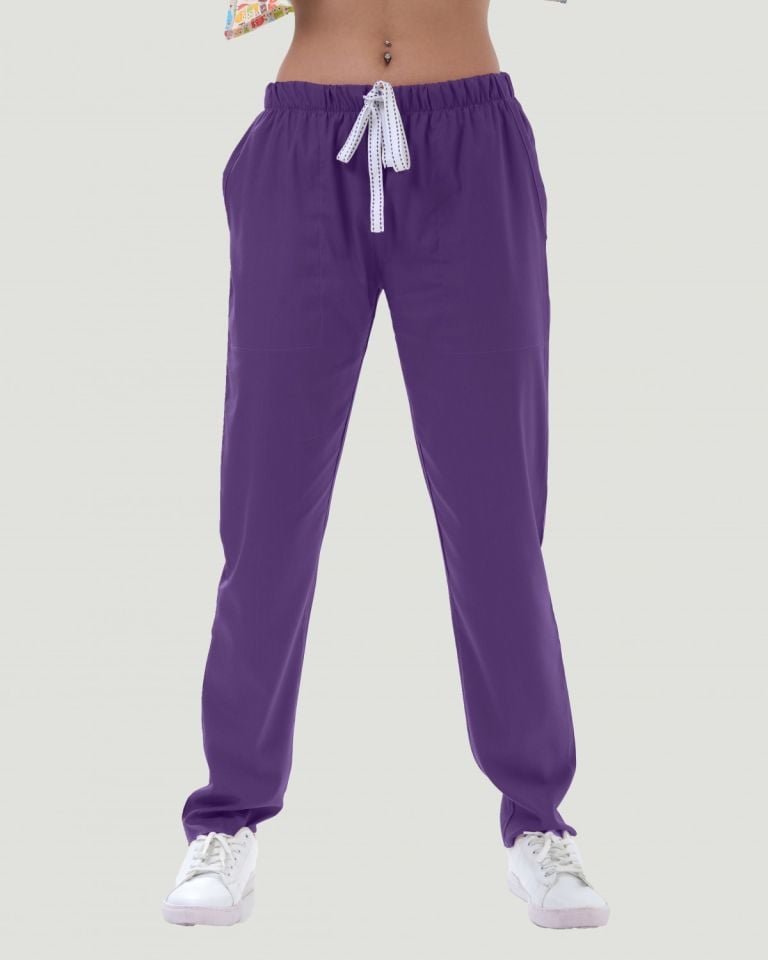 LİKRALI U-FLEX KADIN PANTOLON XL - Özel Mor