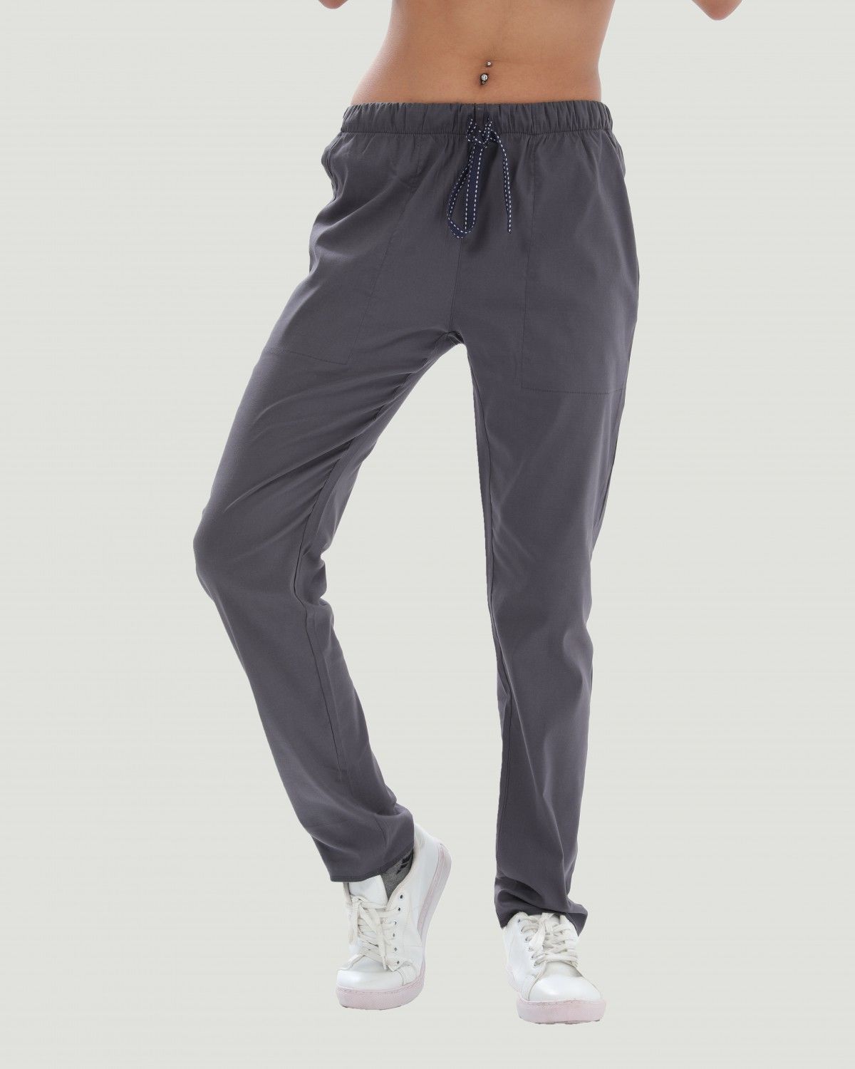 LİKRALI U-FLEX KADIN PANTOLON Gri - XXL