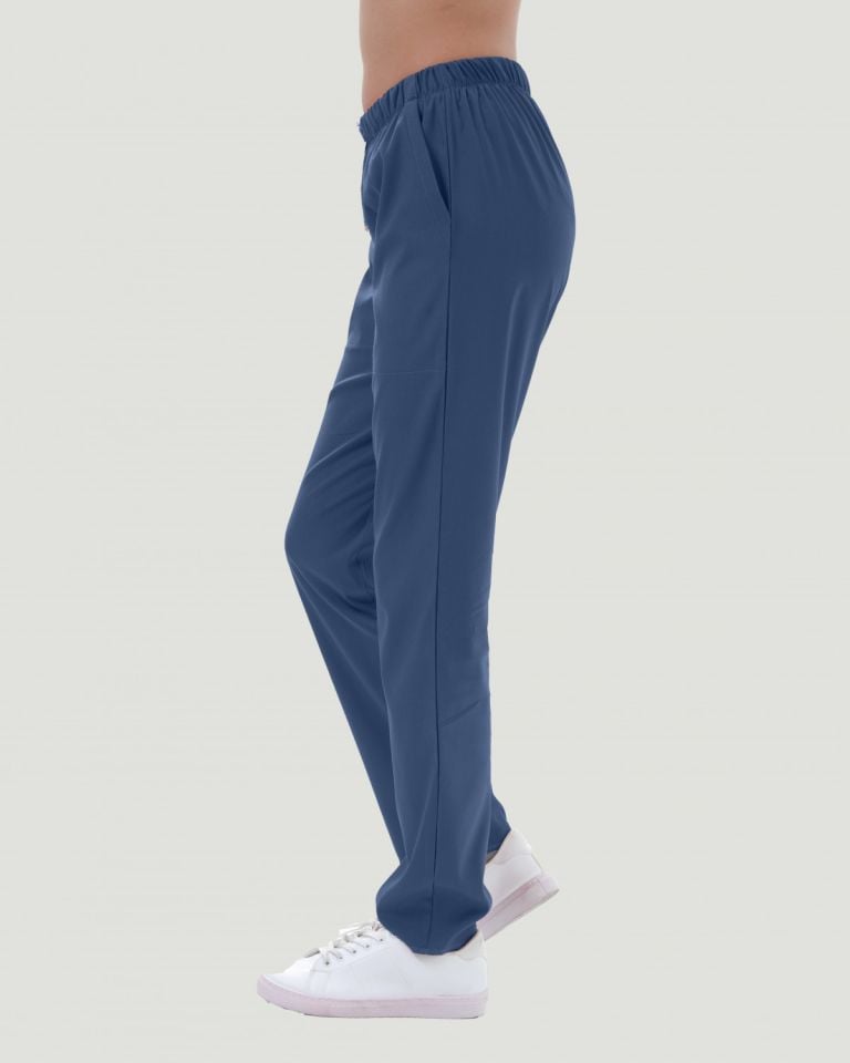 TERİKOTON KADIN  PANTOLON (İNCE KUMAŞ ) XS - Indigo