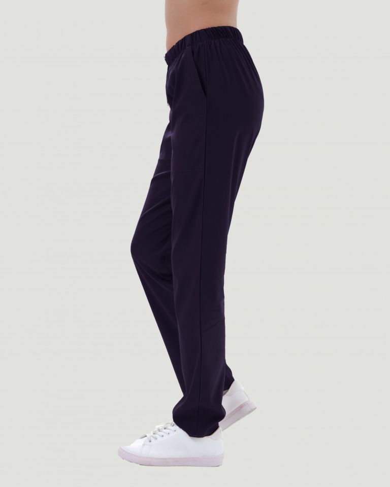 TERİKOTON KADIN  PANTOLON (İNCE KUMAŞ ) Mor - L