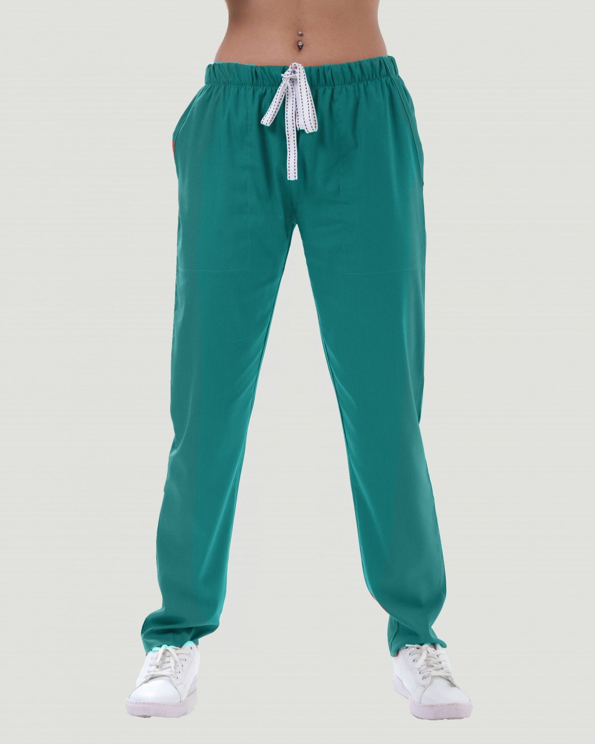 TERİKOTON KADIN  PANTOLON (İNCE KUMAŞ ) XXL - Benetton Yeşil