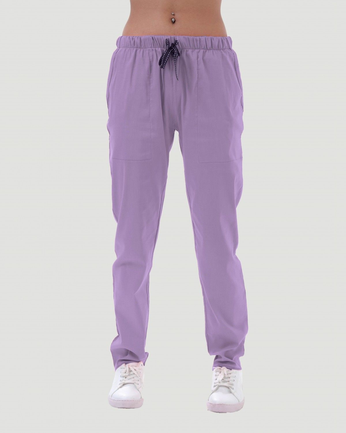 TERİKOTON KADIN  PANTOLON (İNCE KUMAŞ ) S - Lila