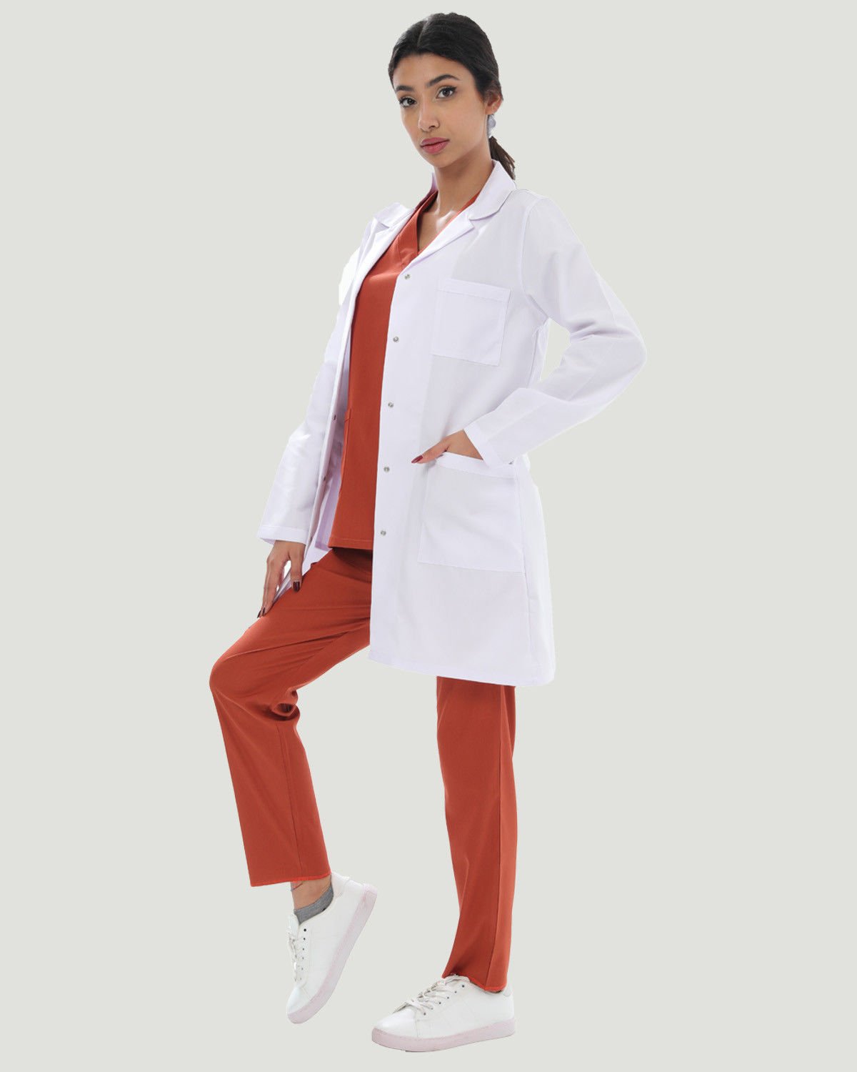 TUNİK BOY HAKİM YAKA KADIN ÖNLÜK XXL