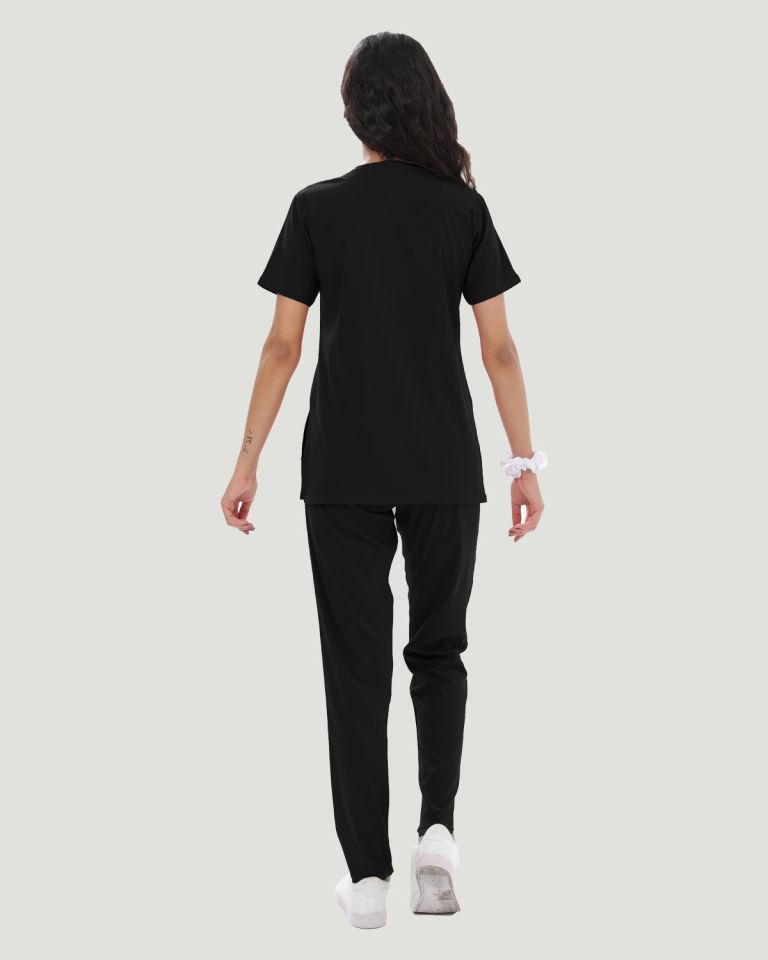 U-FLEX LİKRALI KADIN CERRAHİ TAKIM L - Lacivert