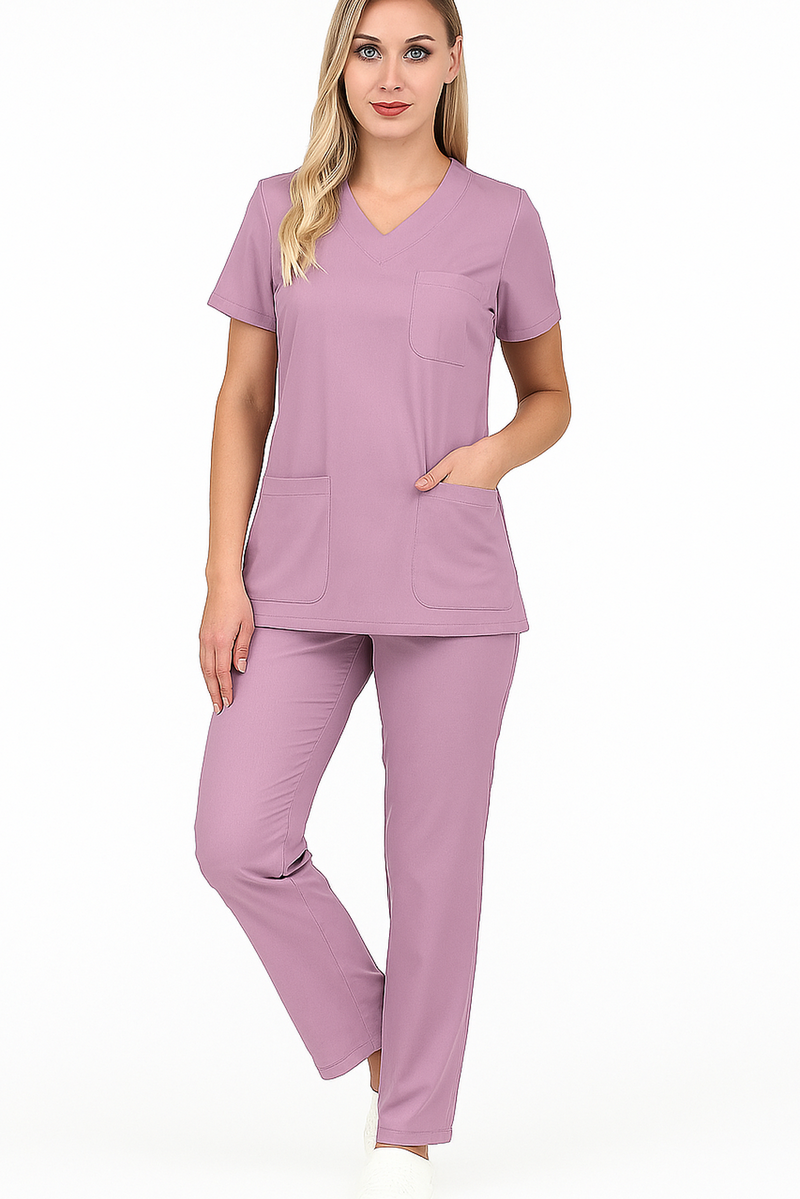 CORE FLEX  LİKRALI KADIN CERRAHİ TAKIM XS - Pudra