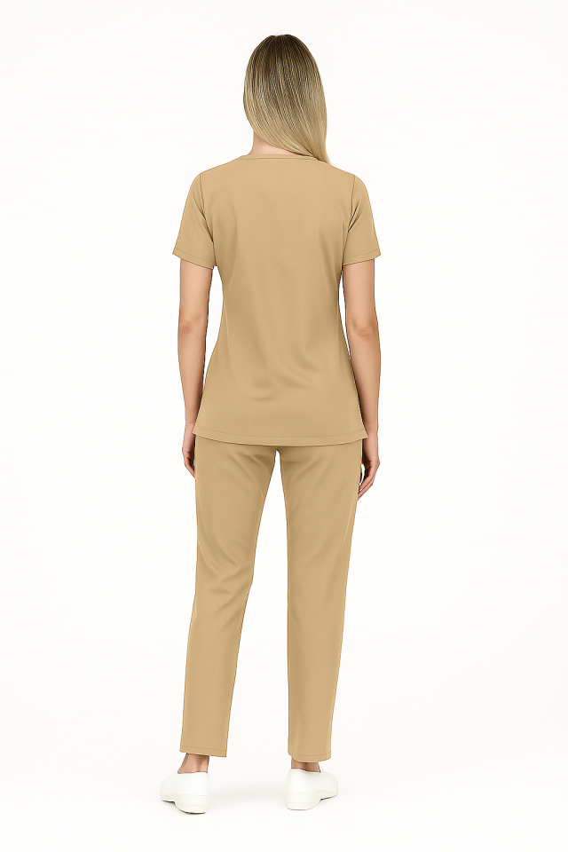 CORE FLEX  LİKRALI KADIN CERRAHİ TAKIM XS - Bej