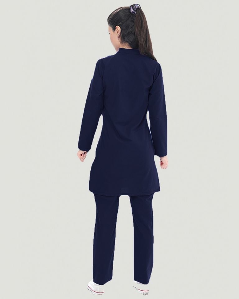 U-FLEX LİKRALI TESETTÜR CERRAHİ FORMA TAKIM XS - Lacivert